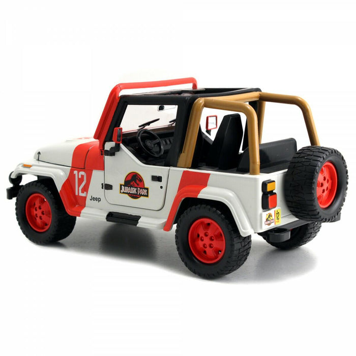 Jurassic Park - Jeep Wrangler 1:24 Scale Jada Hollywood Rides Die Cast Vehicle