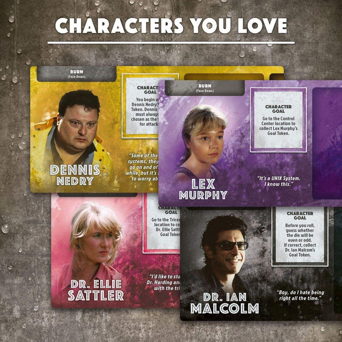 Jurassic Park Danger Adventure Strategy Board Game