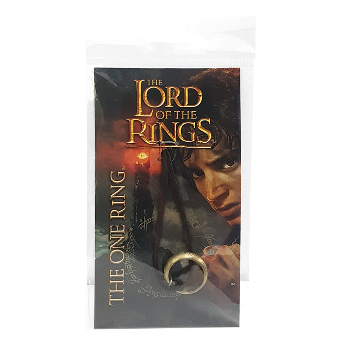Lord of the Rings Noble Collection - One Ring Costume Bronze (Leather Strap)
