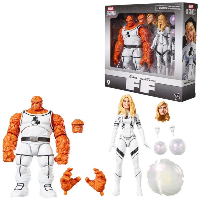 Marvel Legends 6 Inch Action Figure 2 Pack - The Thing & Invisible Woman (Future Foundation)