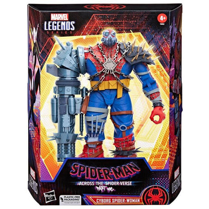 Marvel Legends 6 Inch Spider-Man Across The Spider-Verse Deluxe Action Figure - Cyborg Spider-Woman