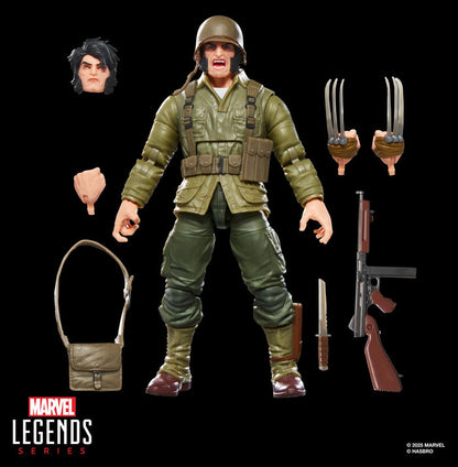 Marvel Legends Comic 6 Inch Action Figure BAF Executioner - Wolverine (WWII Logan)