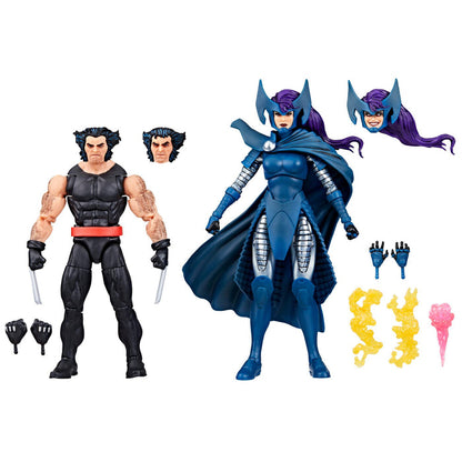 Marvel Legends Wolverine 50th Anniversary Action Figure Twin Pack - Wolverine & Psylocke