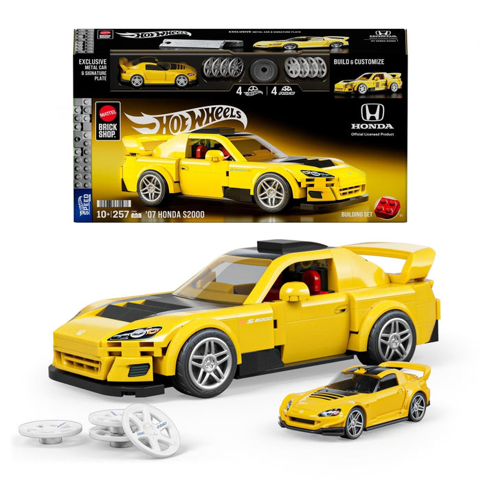 Mattel Brick Shop Hot Wheels 1:32 - '07 Honda S2000
