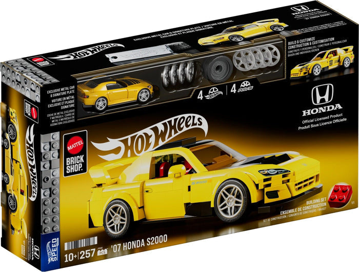 Mattel Brick Shop Hot Wheels 1:32 - '07 Honda S2000