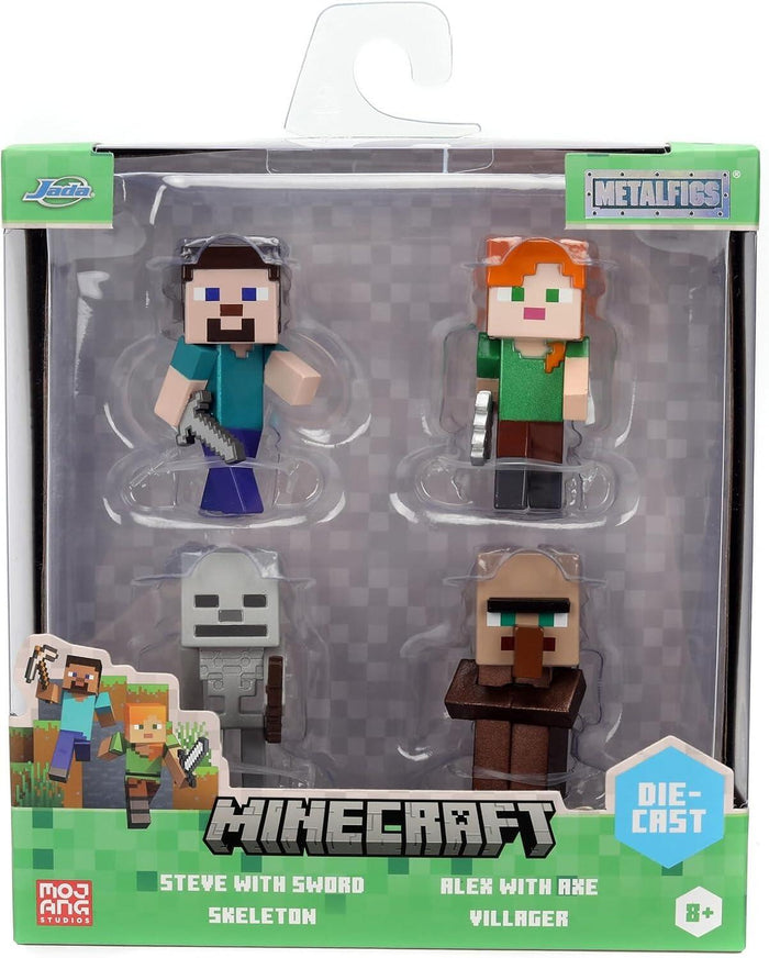 Minecraft 2.5 Inch Metal Figs Wave 4 - 4 Pack