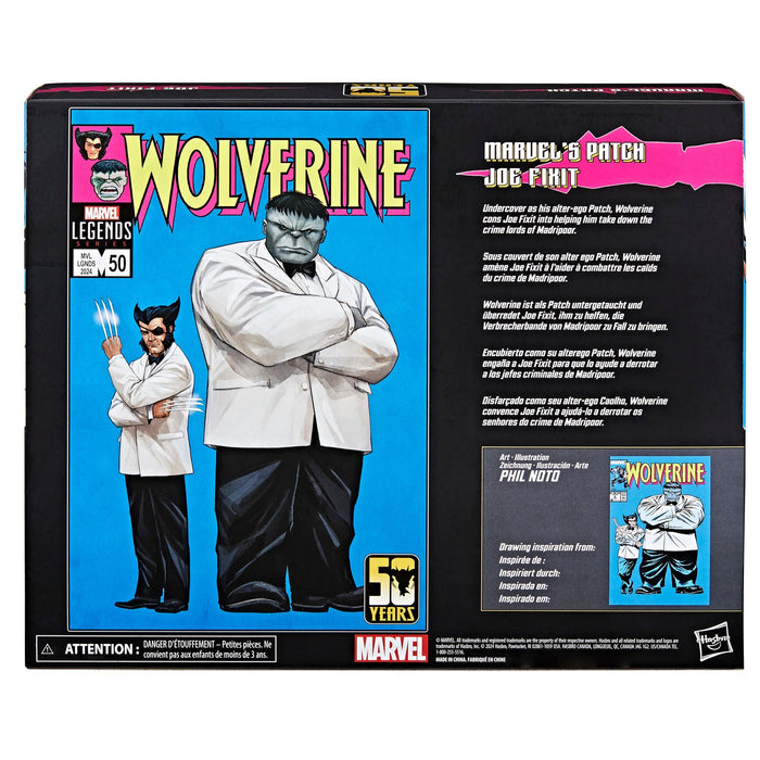 NON MINT - Marvel Legends Wolverine 50th Anniversary Action Figure Twin Pack - Marvel's Patch & Joe Fixit