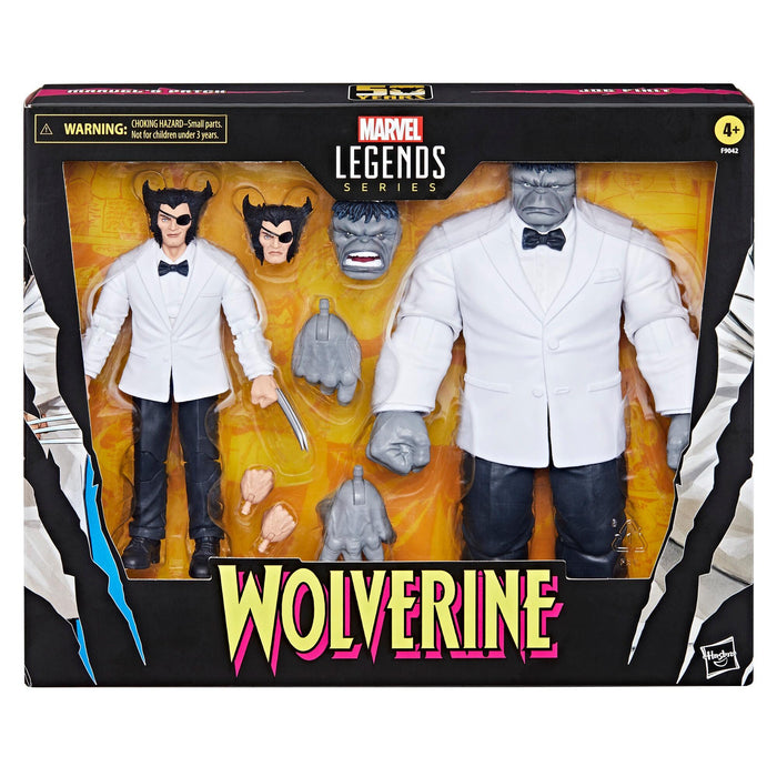 NON MINT - Marvel Legends Wolverine 50th Anniversary Action Figure Twin Pack - Marvel's Patch & Joe Fixit