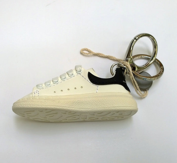 Alexander McQueen Oversized Sneakers Key Ring Bag Charm Trainers Miniature New in Box