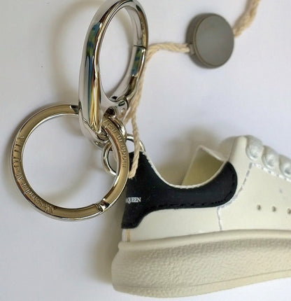 Alexander McQueen Oversized Sneakers Key Ring Bag Charm Trainers Miniature New in Box