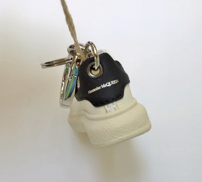 Alexander McQueen Oversized Sneakers Key Ring Bag Charm Trainers Miniature New in Box