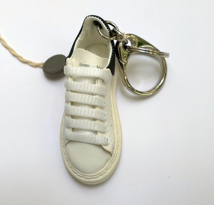 Alexander McQueen Oversized Sneakers Key Ring Bag Charm Trainers Miniature New in Box