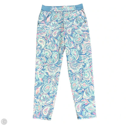 Pants Designer By Lilly Pulitzer In Blue & Pink, Size: S