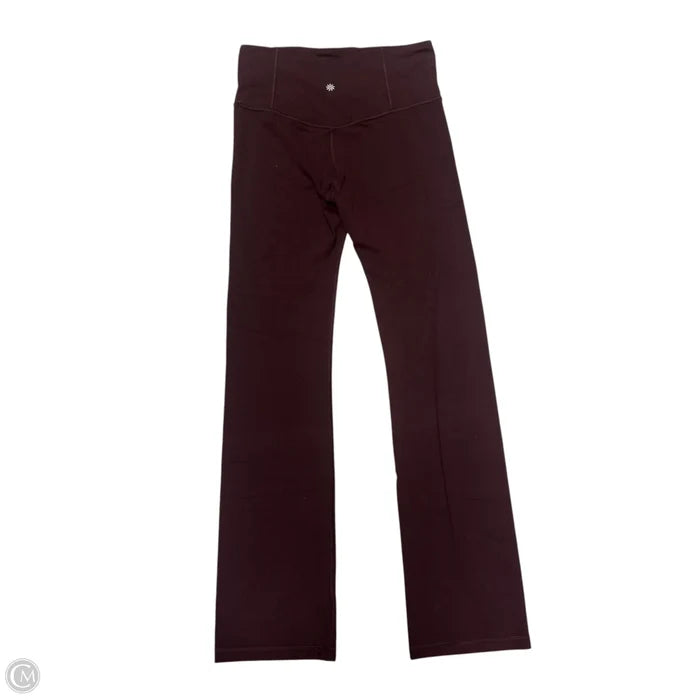 Pants Leggings By Athleta In Maroon, Size: M