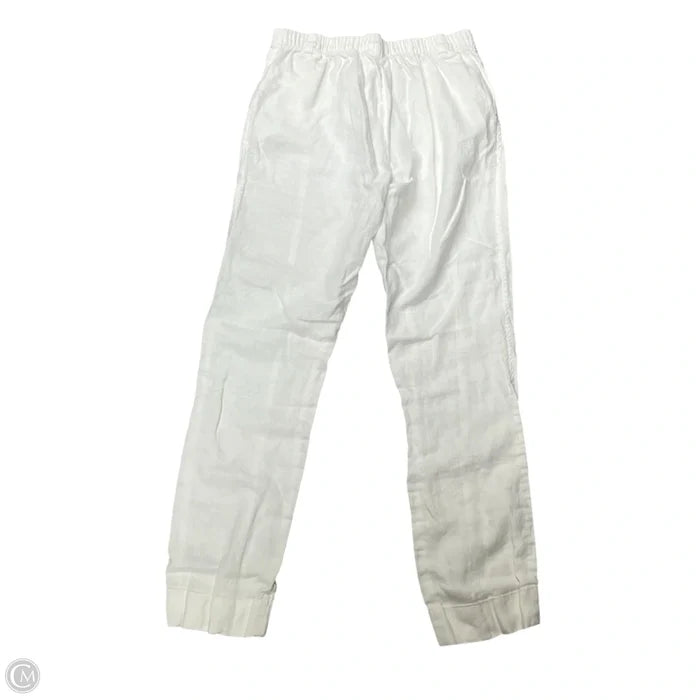 Pants Linen By Nicole Miller In White, Size: 4