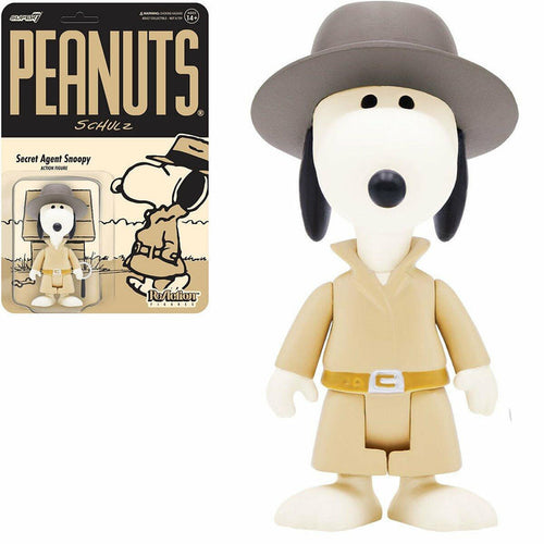 Peanuts Reaction Action Figure Wave 5 - Secret Agent Snoopy