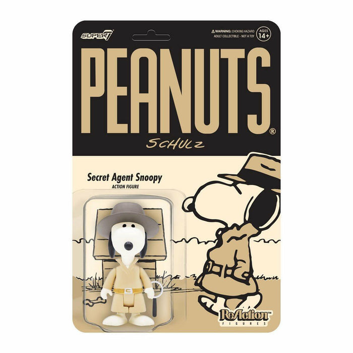 Peanuts Reaction Action Figure Wave 5 - Secret Agent Snoopy