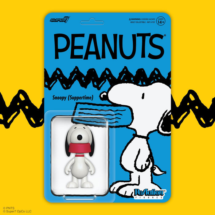Peanuts Reaction Action Figure Wave 9 - Snoopy (Suppertime)