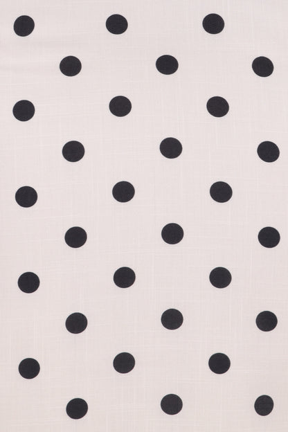 Adora Halterneck Maxi Dress - White Polka Dot