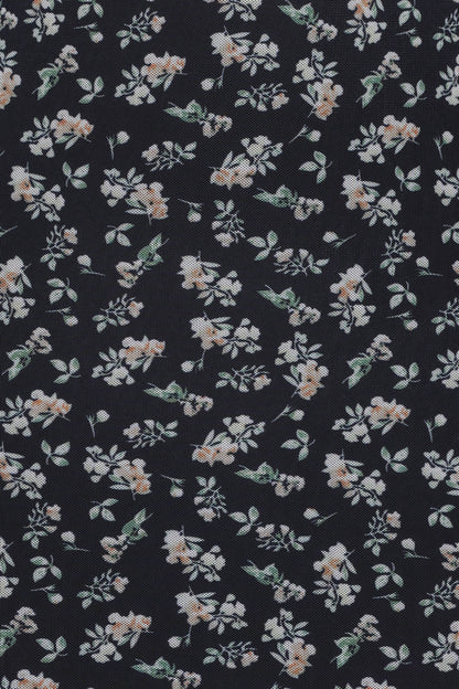 Brissa Maxi Dress - Black Floral
