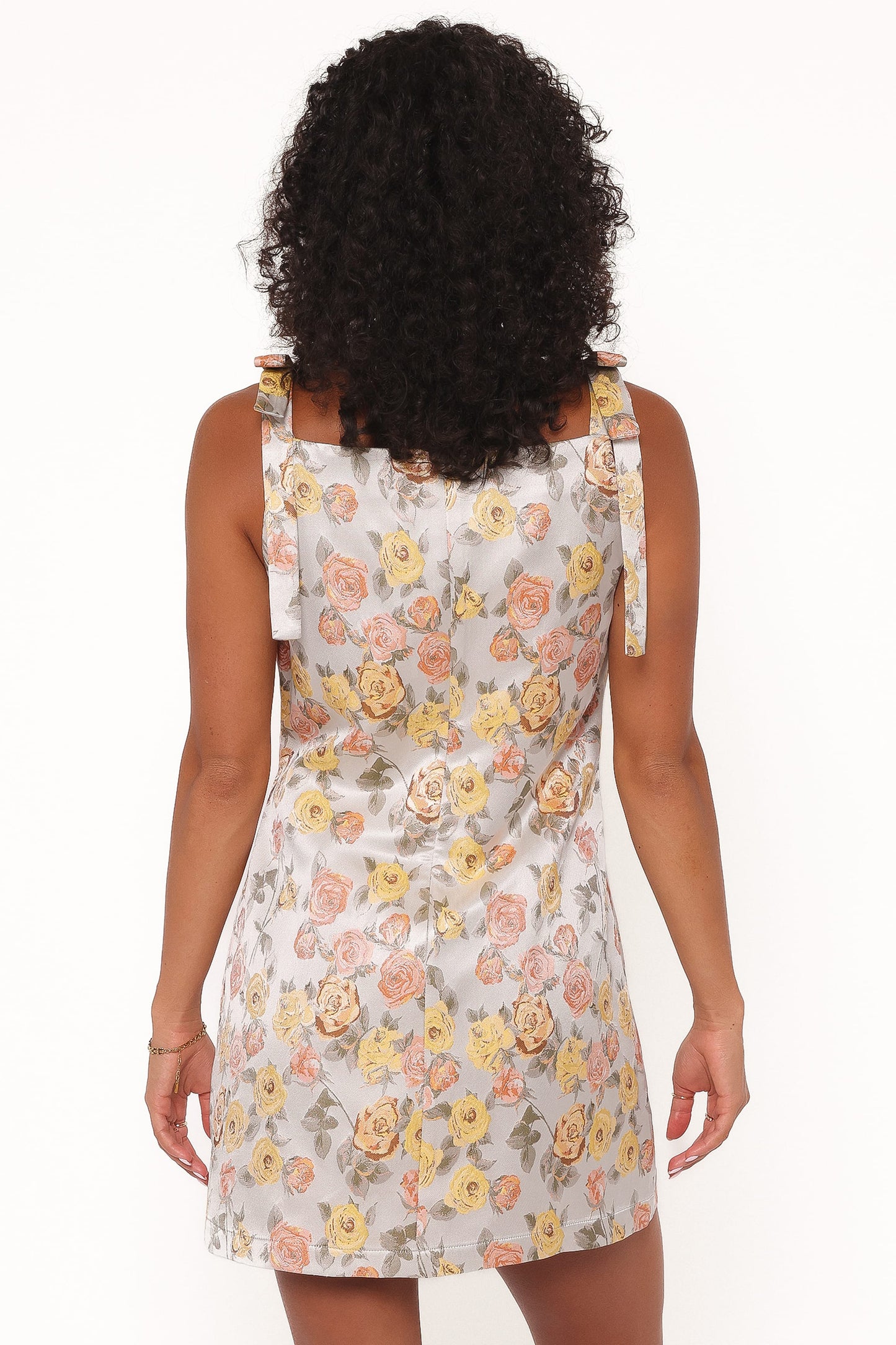 Carlie Mini Dress - Dusty Blue