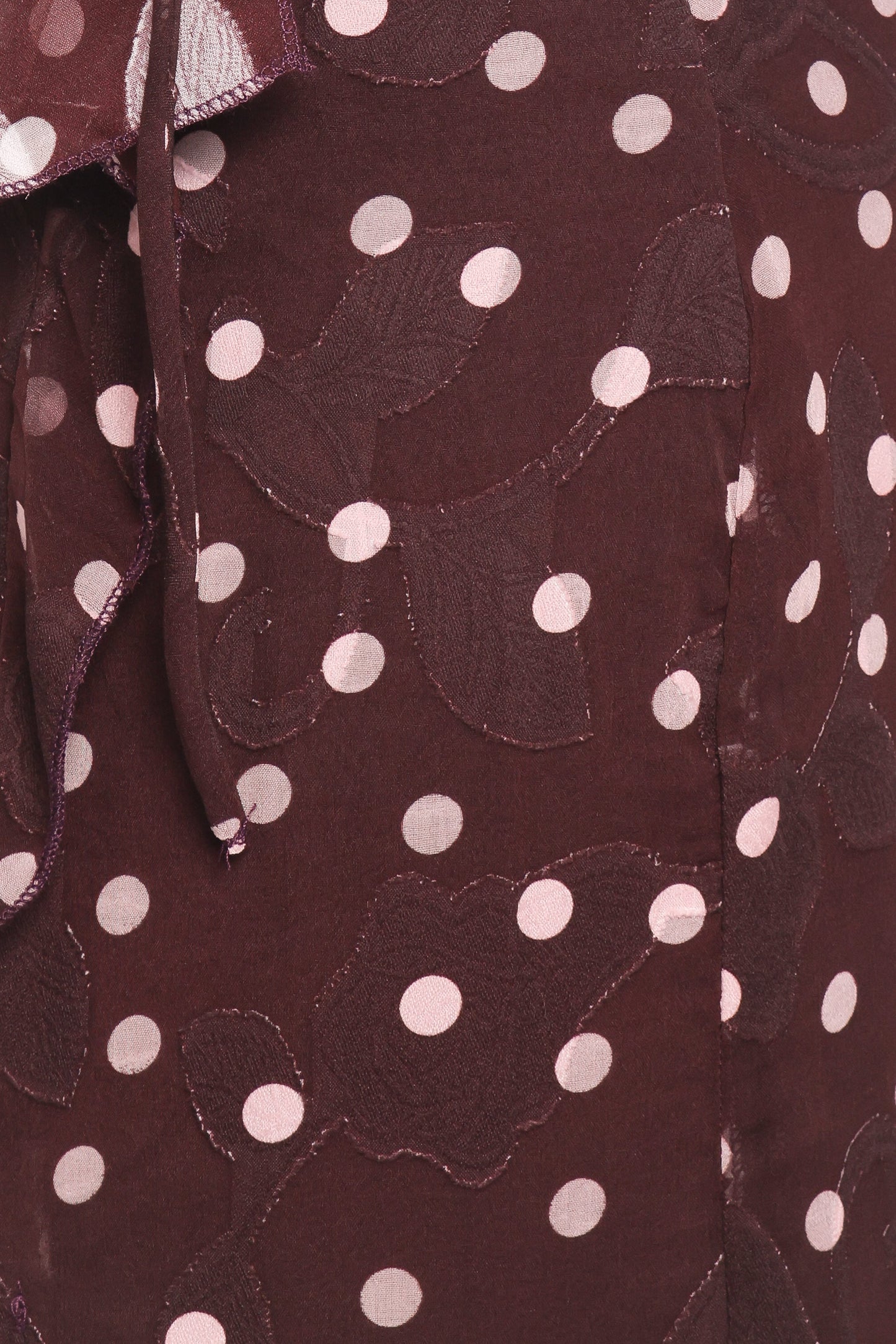 Delta Maxi Dress - Plum Polka Dot