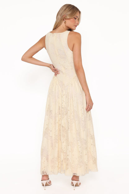 Denny Maxi Dress - Butter Yellow