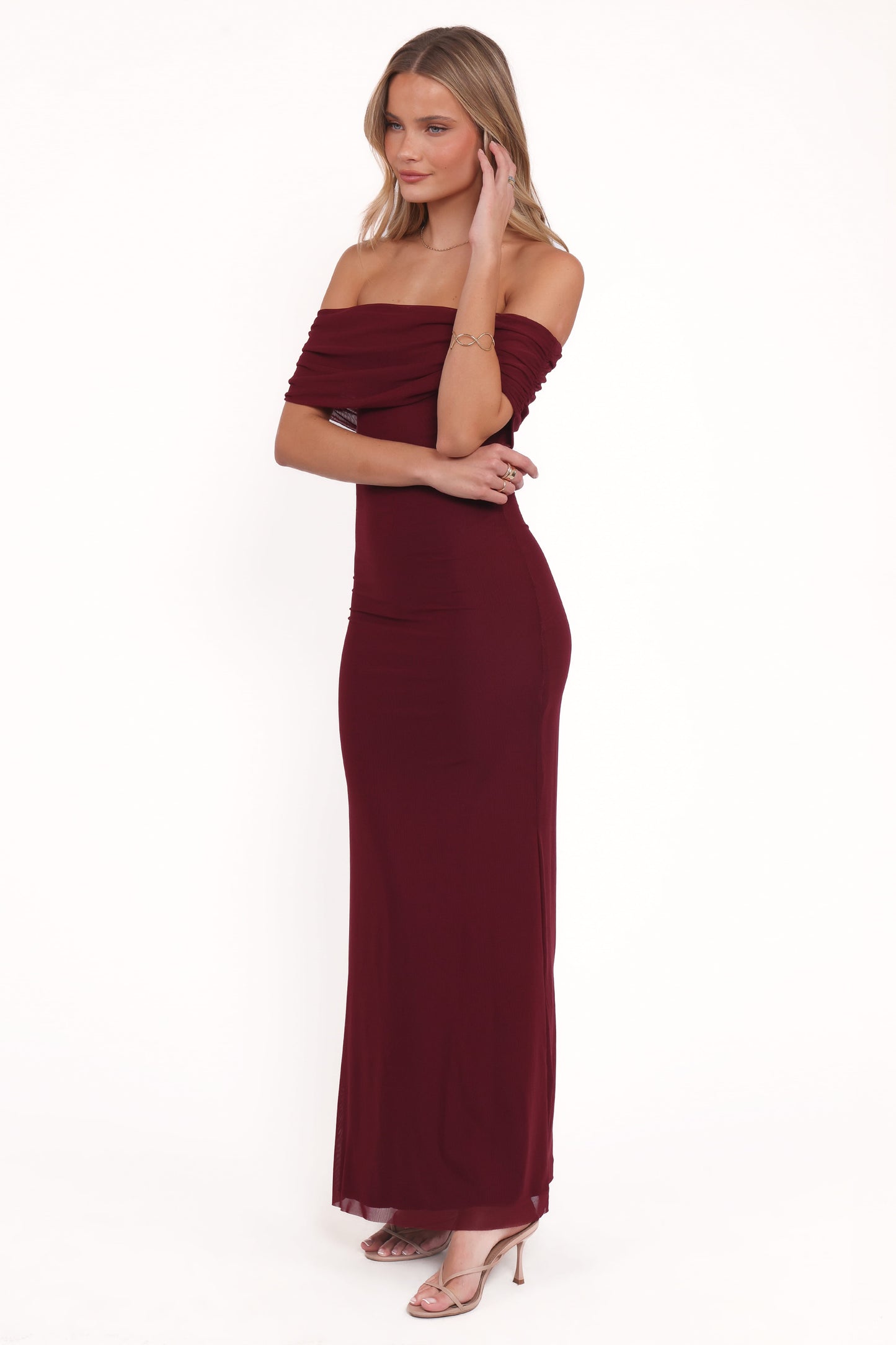 Desirae Maxi Dress - Burgundy