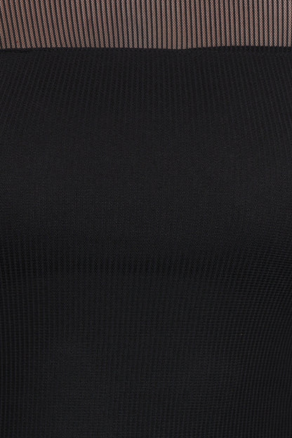 Famille Midi Dress - Black