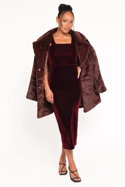 Hyatt Dress - Burgundy