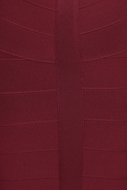 Josiah Midi Dress - Burgundy