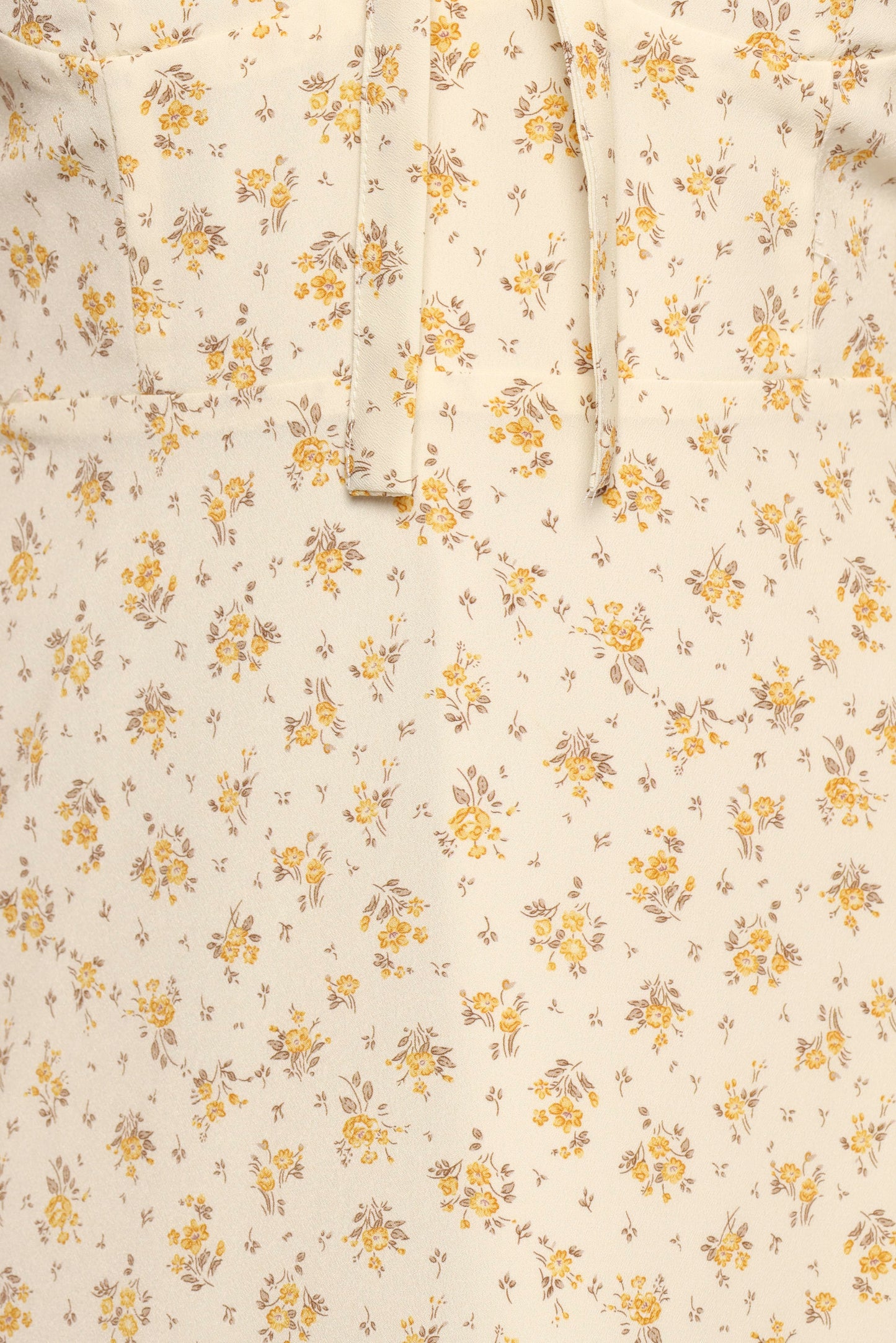 Joss Mini Dress - Cream Yellow