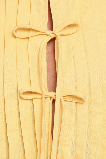 Madeline Mini Dress - Butter Yellow