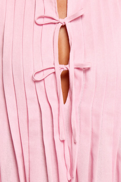 Madeline Mini Dress - Pale Pink