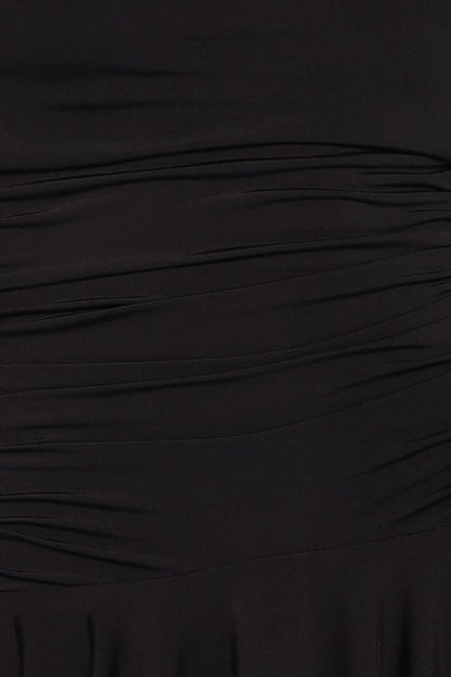 Messina Off Shoulder Mini Dress - Black