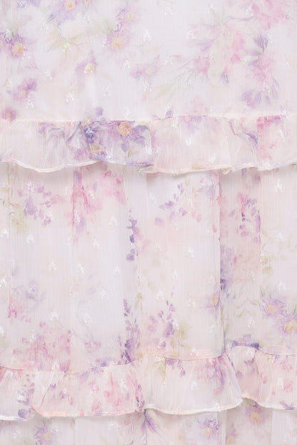 Minka Maxi Dress - White/Multi Floral