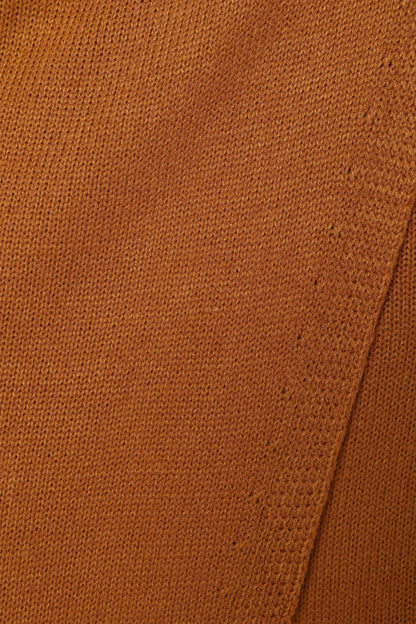 Nova Wrap Knit Midi Dress - Camel