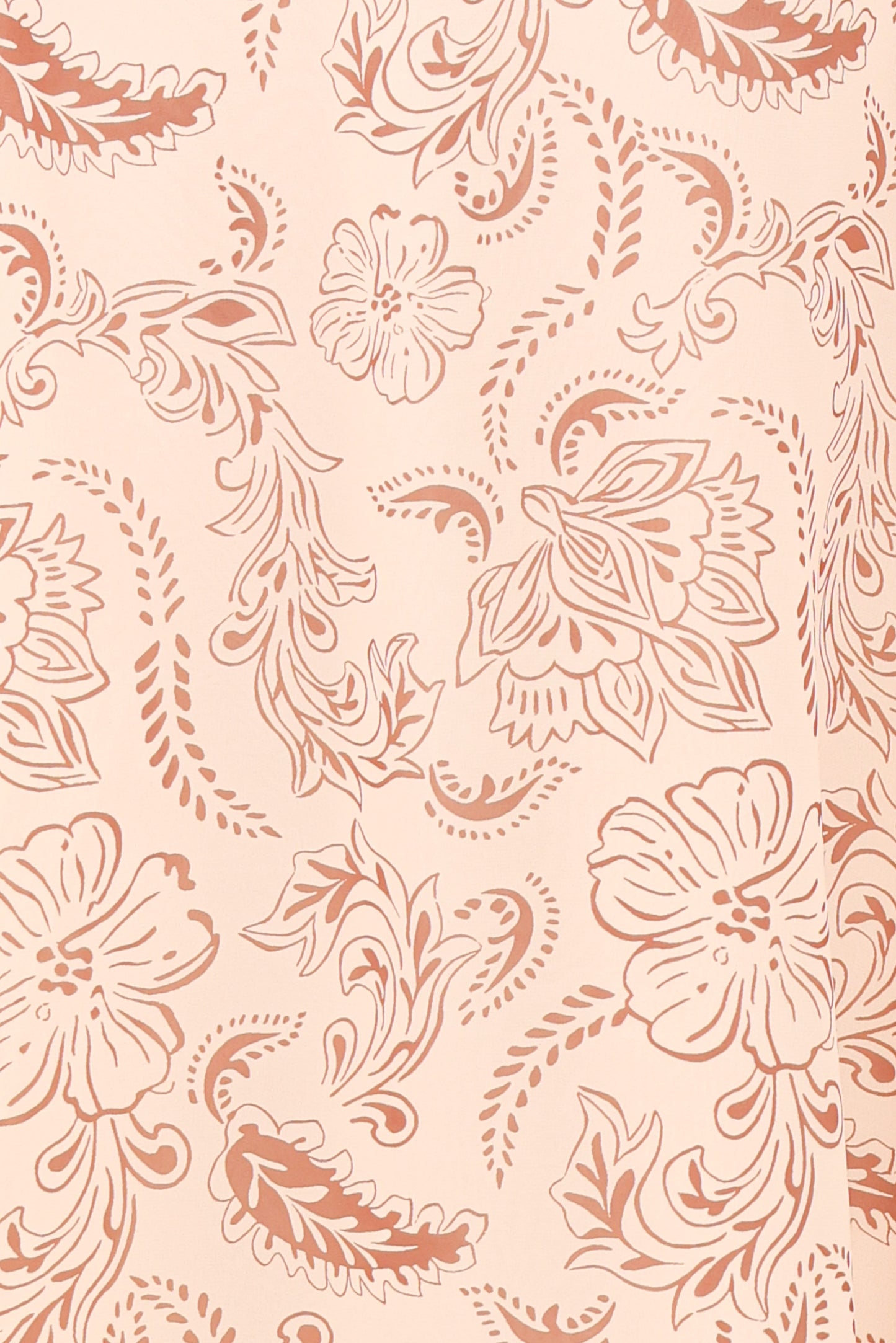 Riba Midi Dress - Brown Paisley