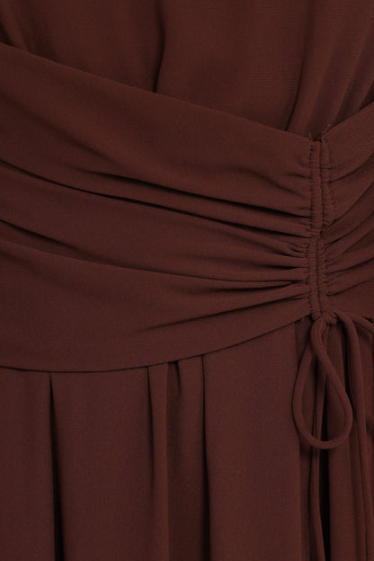 Samara Maxi Dress - Brown
