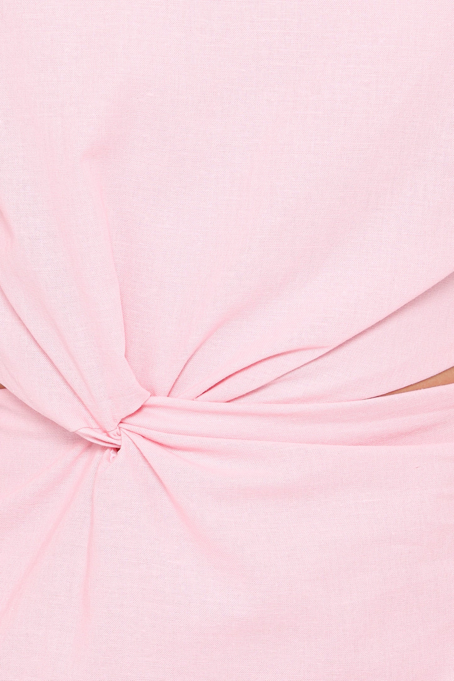 Samira One Shoulder Midi Dress - Pink