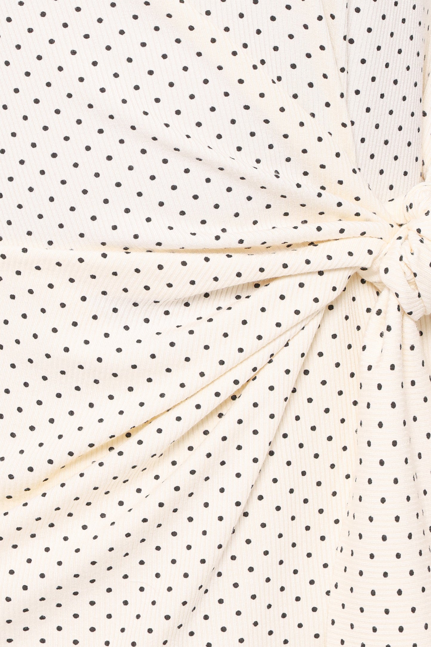 Sonia Mini Dress - White Polka Dot