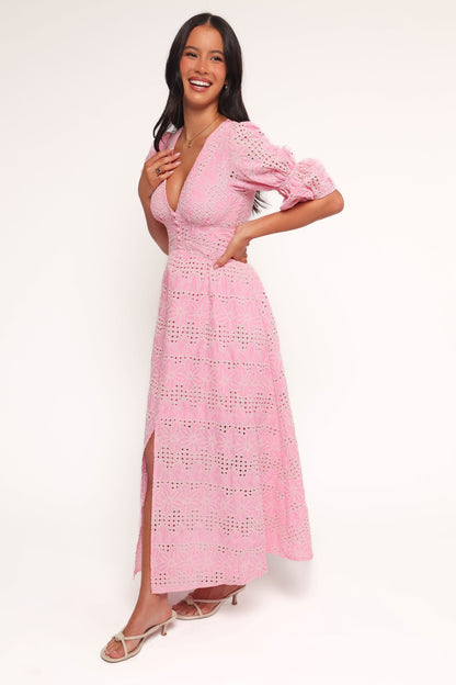 Tani Midi Dress - Pink