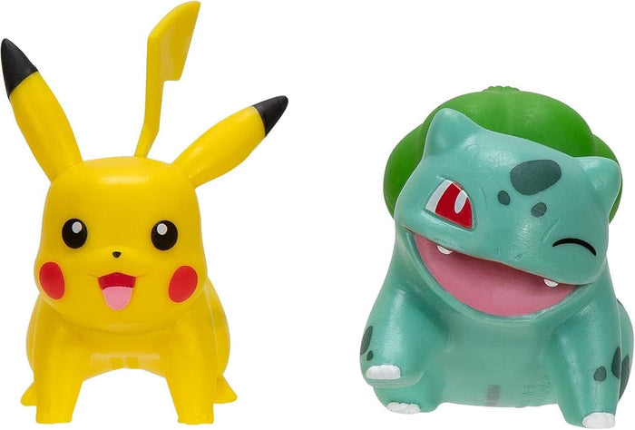 Pokémon Battle Figure First Partners 2 Pack - Pikachu & Bulbasaur