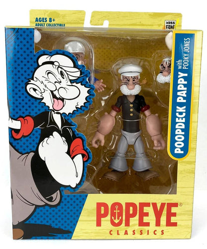 Popeye Classics 6 Inch Scale Action Figure Wave 2 - Poopdeck Pappy