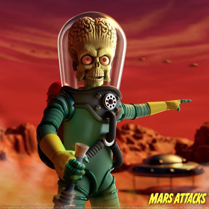 *PRE-ORDER Mars Attacks ReAction Ultimates! Action Figure Wave 1 - Martian (Invasion Begins