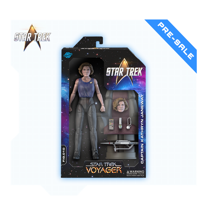 *PRE-ORDER Star Trek Action Figure Wave 2 - Captain Kathryn Janeway