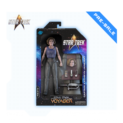 *PRE-ORDER Star Trek Action Figure Wave 2 - Captain Kathryn Janeway