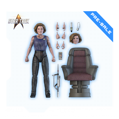 *PRE-ORDER Star Trek Action Figure Wave 2 - Captain Kathryn Janeway