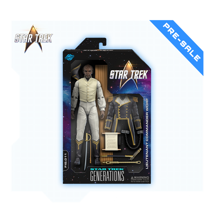 *PRE-ORDER Star Trek Action Figure Wave 2 - Lieutenant Commander Worf