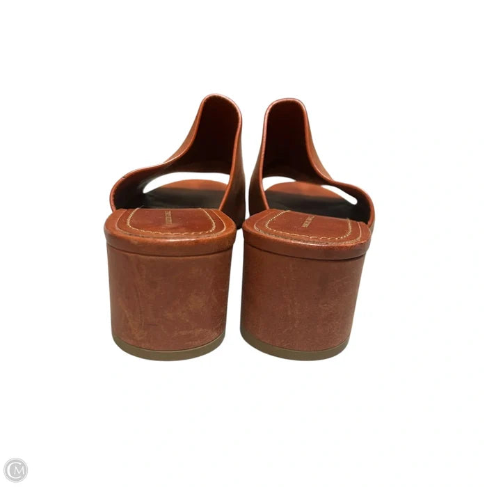 Sandals Designer By Mansur Gavriel In Orange, Size: 9.5